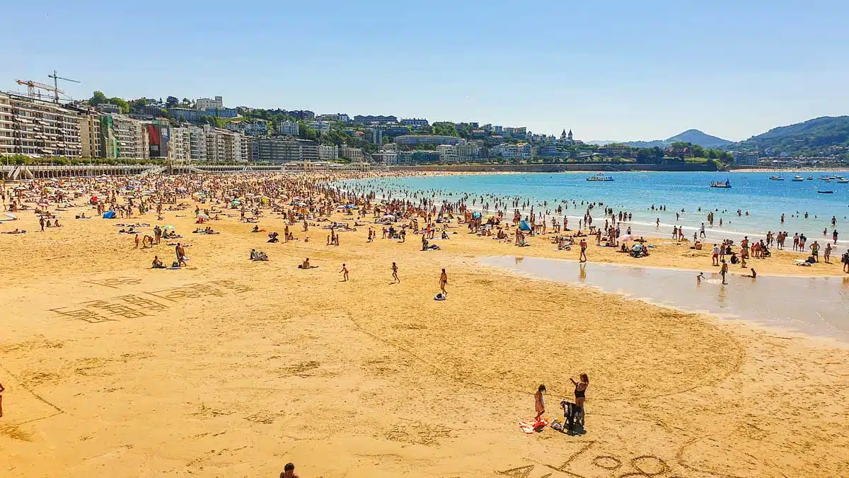 Playa de la Concha San Sebastian