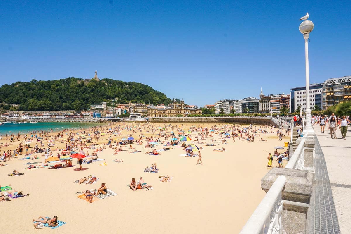 Playa de la Concha San Sebastian