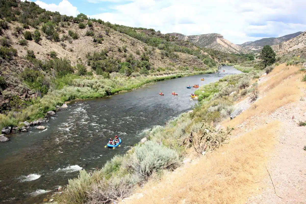 Rafting in Taos, New Mexico, USA