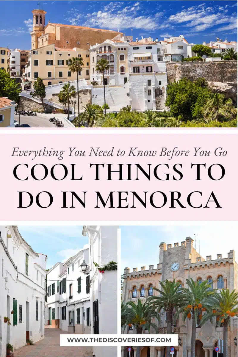Cool Things to do in Menorca