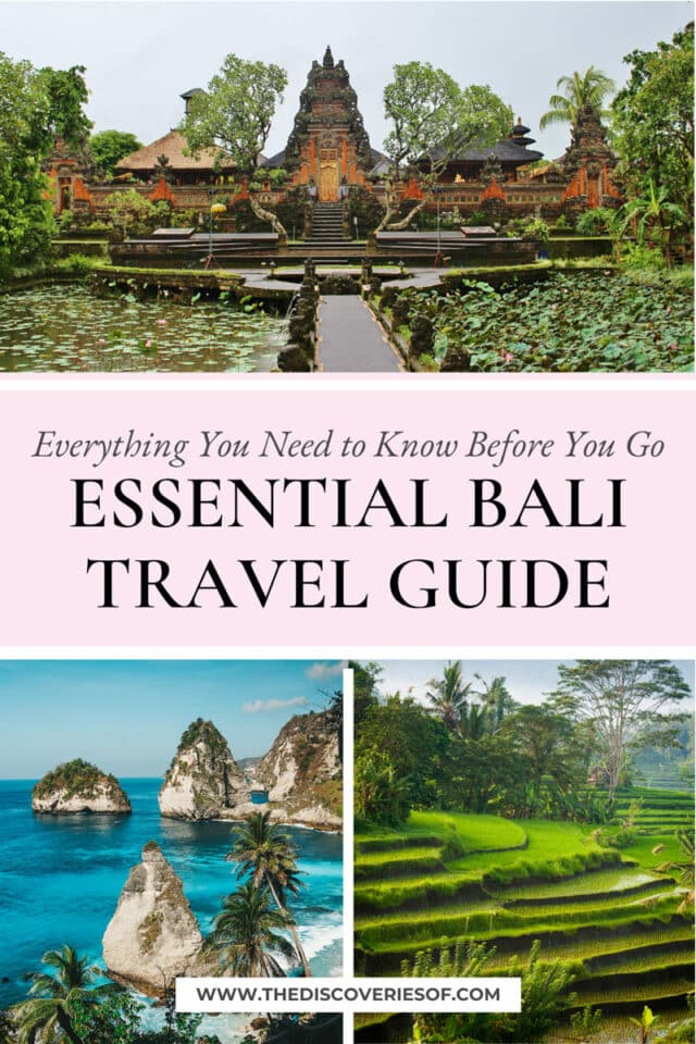 Tur Guide Bali The Essential Bali Travel Guide + Tips For The Best Trip