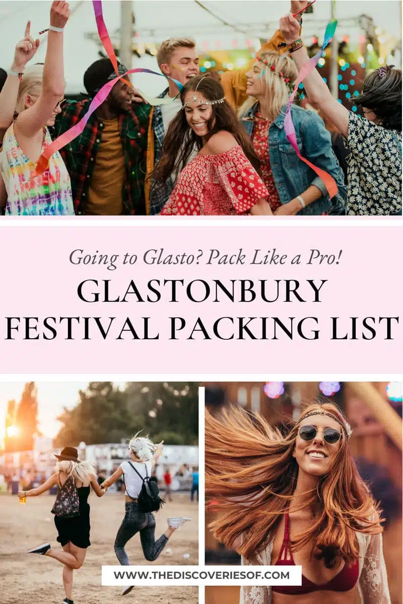 Glastonbury Festival Packing List