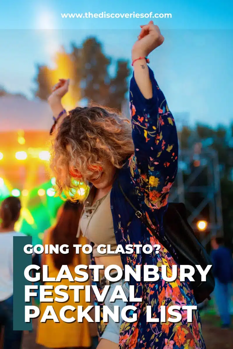 Glastonbury Festival Packing List