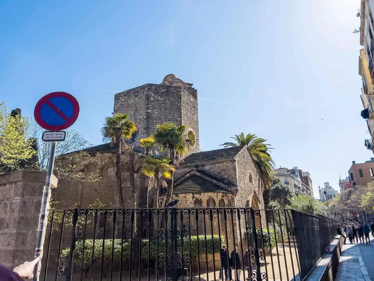 Historic Church El Raval Barcelona
