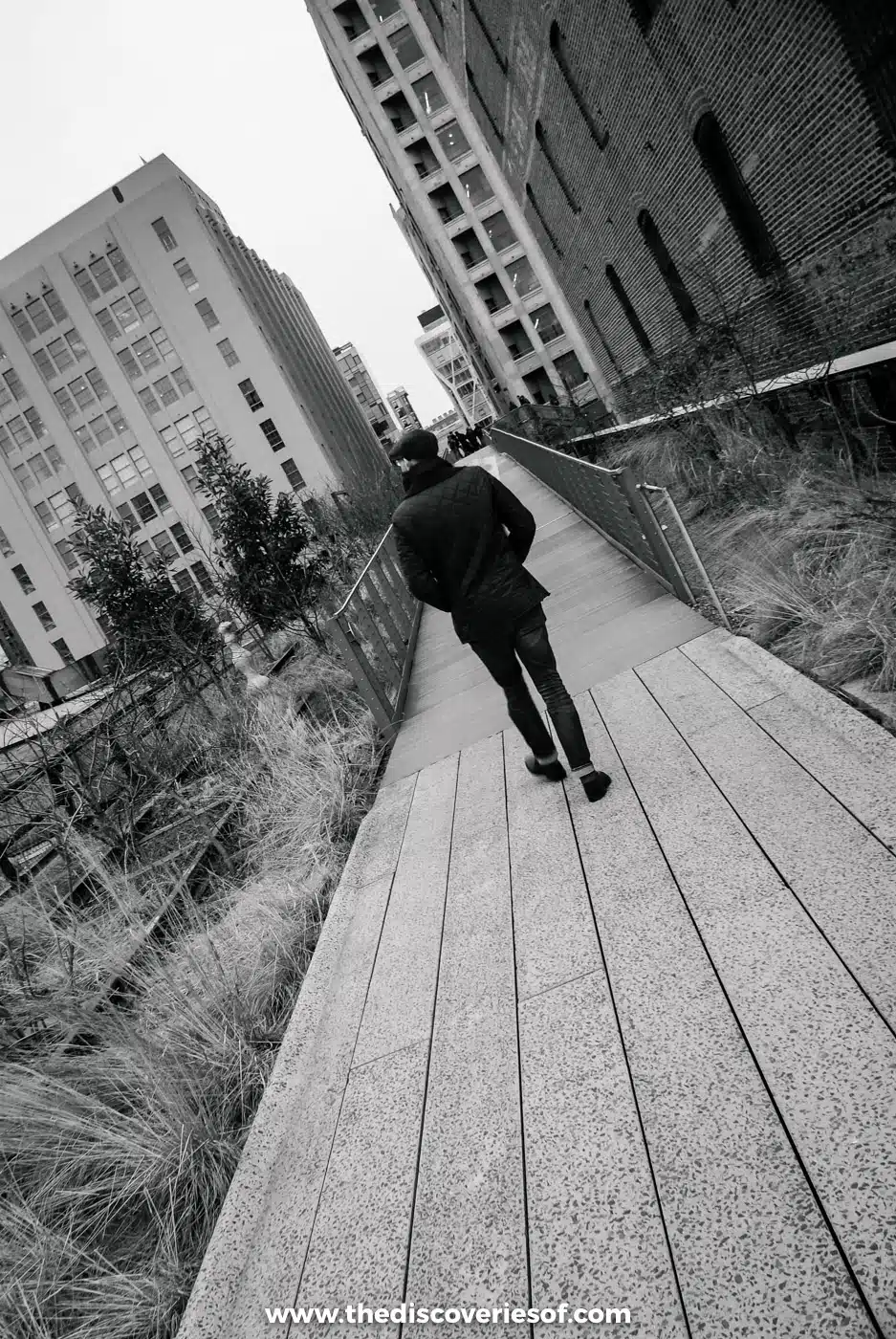 Jon strolling along the High Line