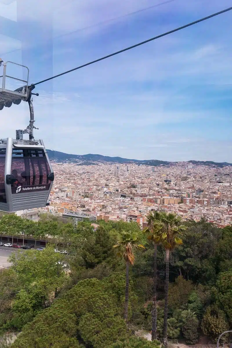 Teleferico Montjuic Cable Car Barcelona-2