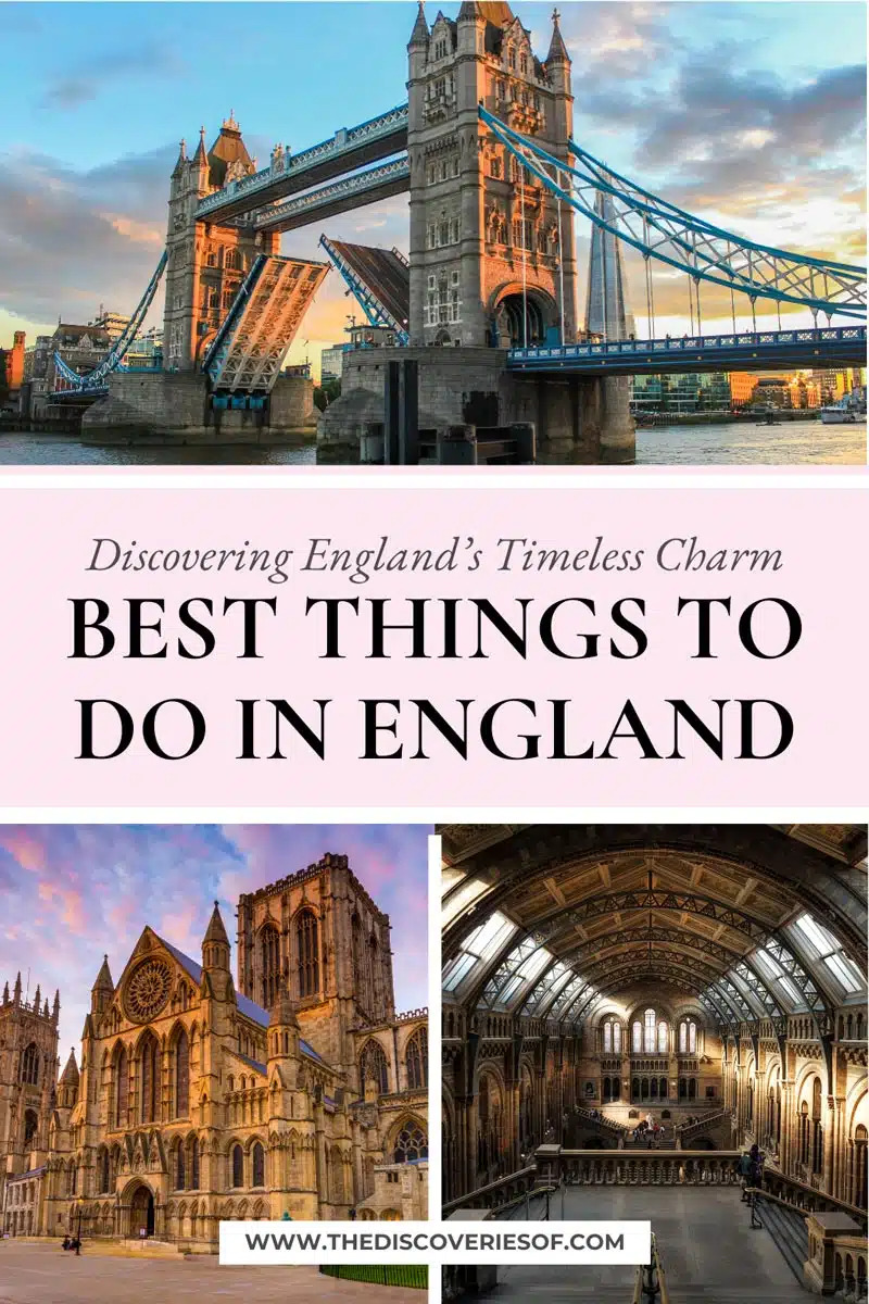 Things to do in England