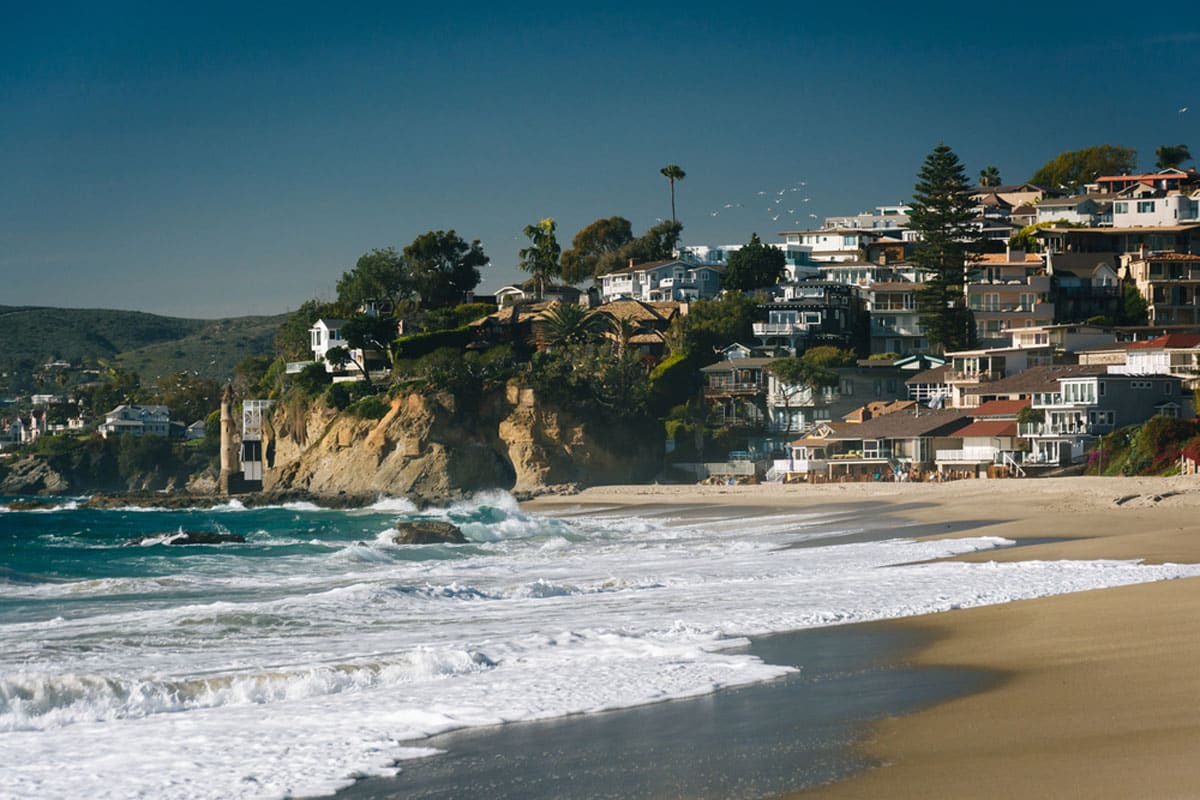 Victoria Beach, in Laguna Beach, California