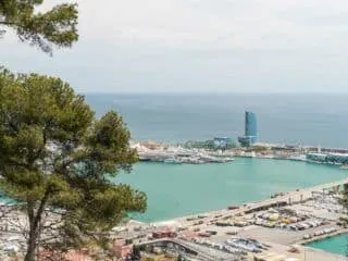 Views from Montjuic Barcelona