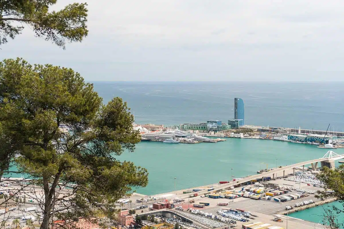 Views from Montjuic Barcelona