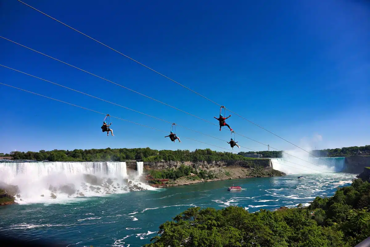 Zipline Over Niagara Falls