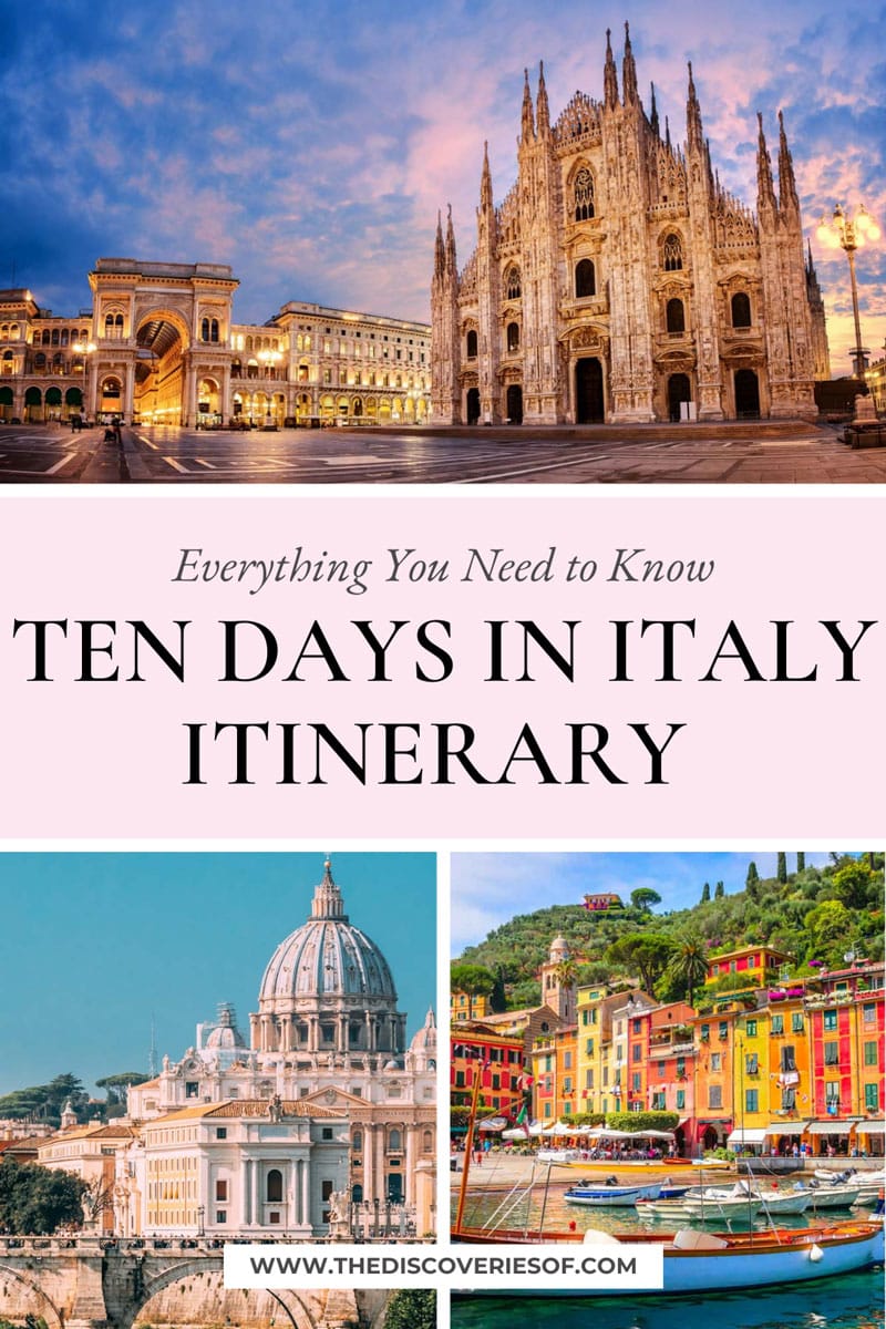 10 Days in Italy Itinerary 