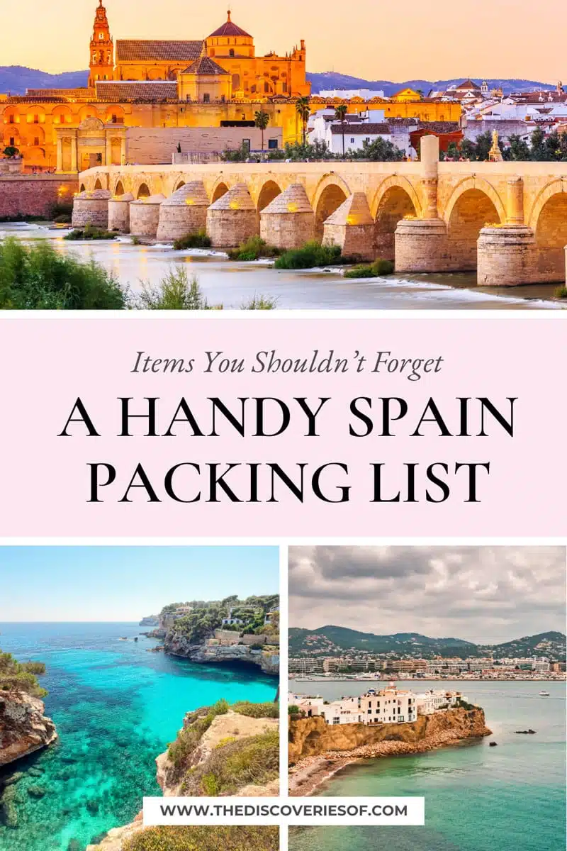 A Packing List for Spain