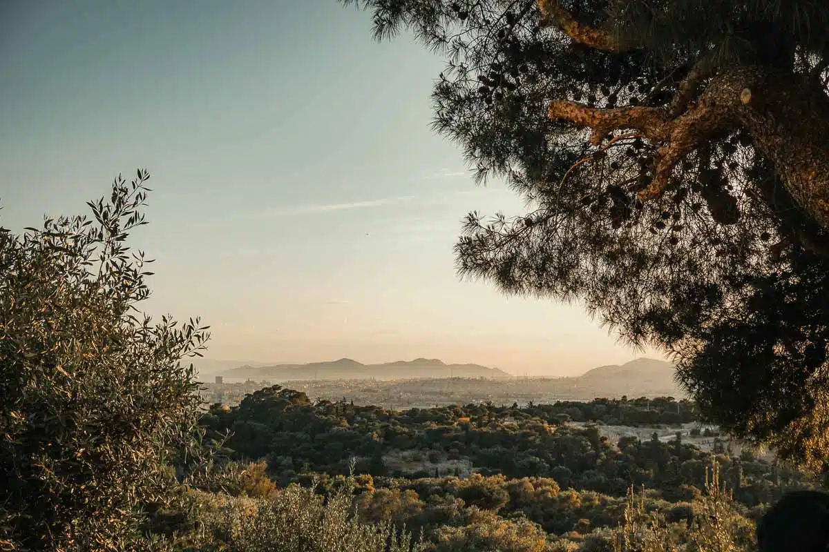 Athens at Sunset