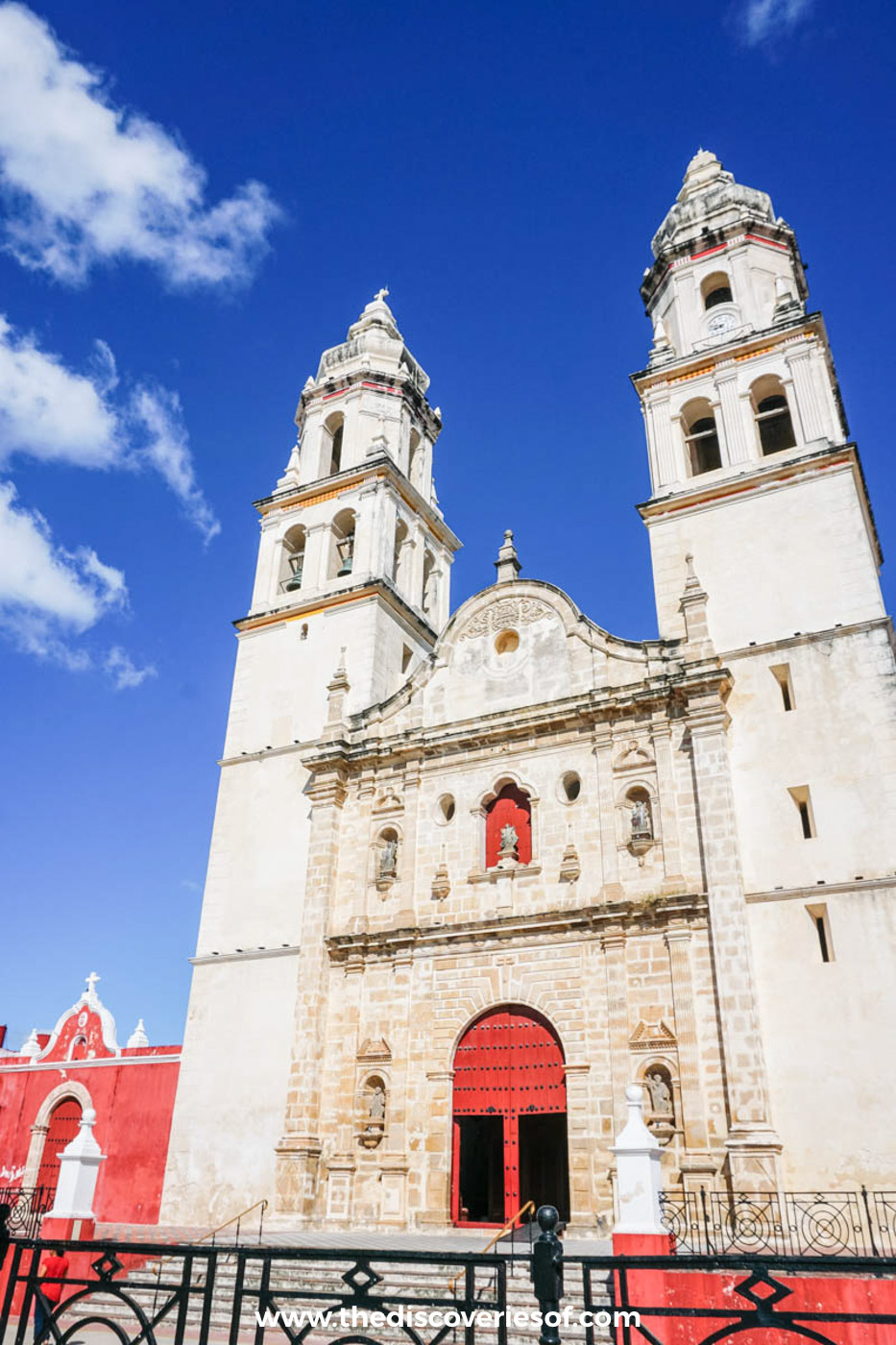 Our Lady of the Immaculate Conception Cathedral with blue sky