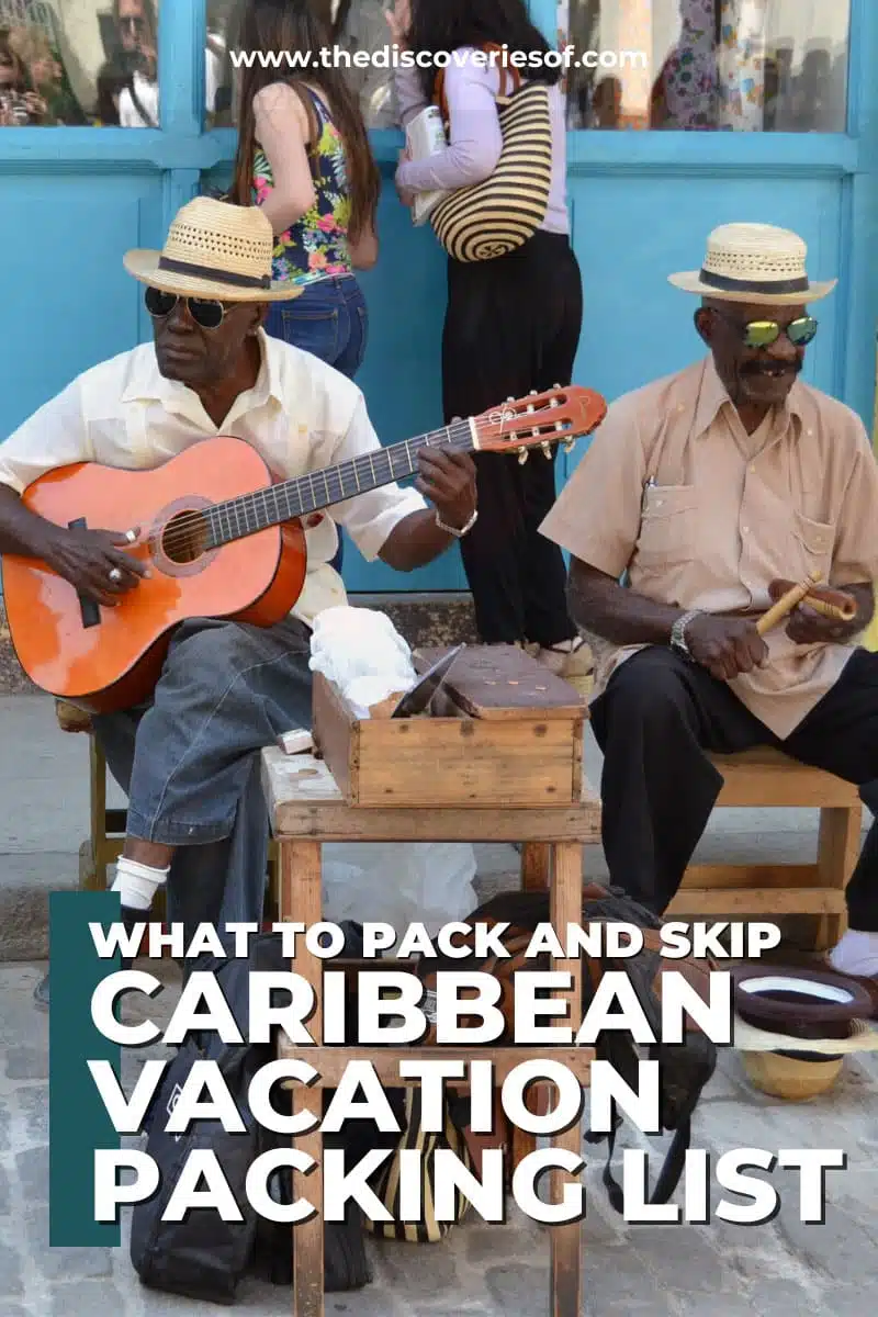 Caribbean Vacation Packing List