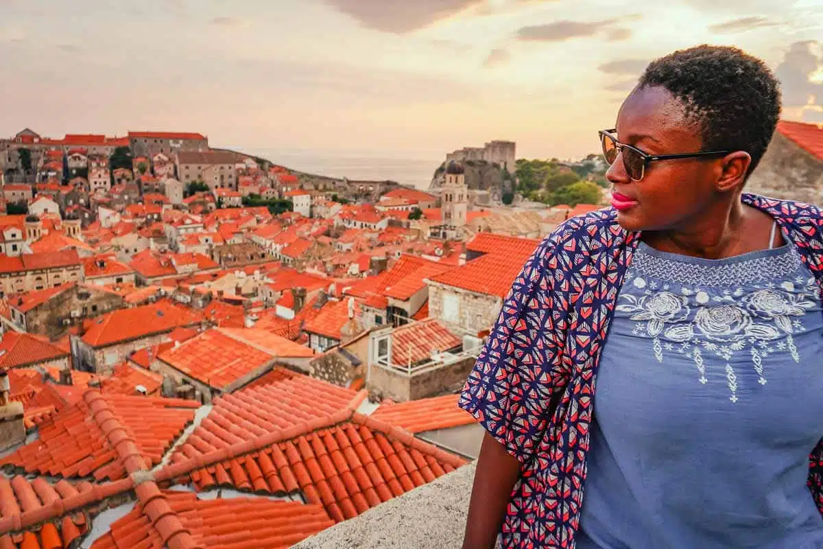 Julianna Barnaby at Dubrovnik City Walls 