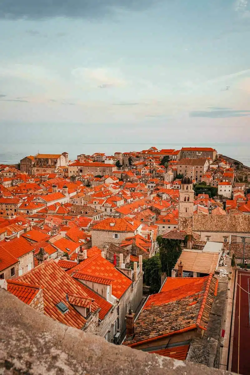 Views of Dubrovnik from the City Walls 