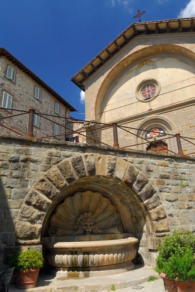 Radda Tuscany Saint Niccolo church