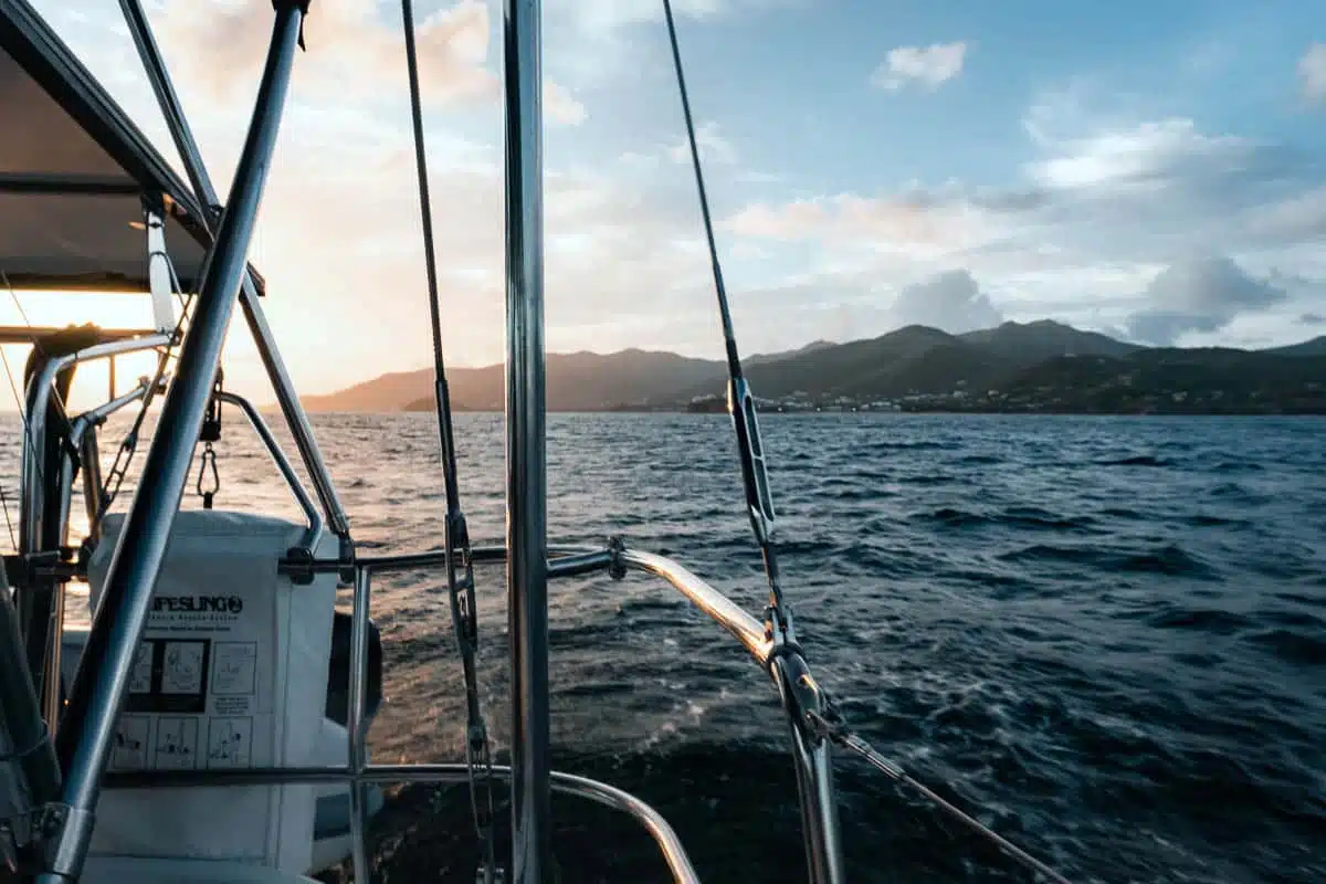 Sunset Dojo on the Wave Charters Antigua