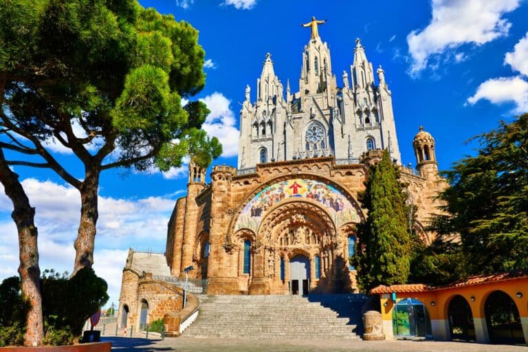 Barcelona, Spain. Tibidabo Cathedral