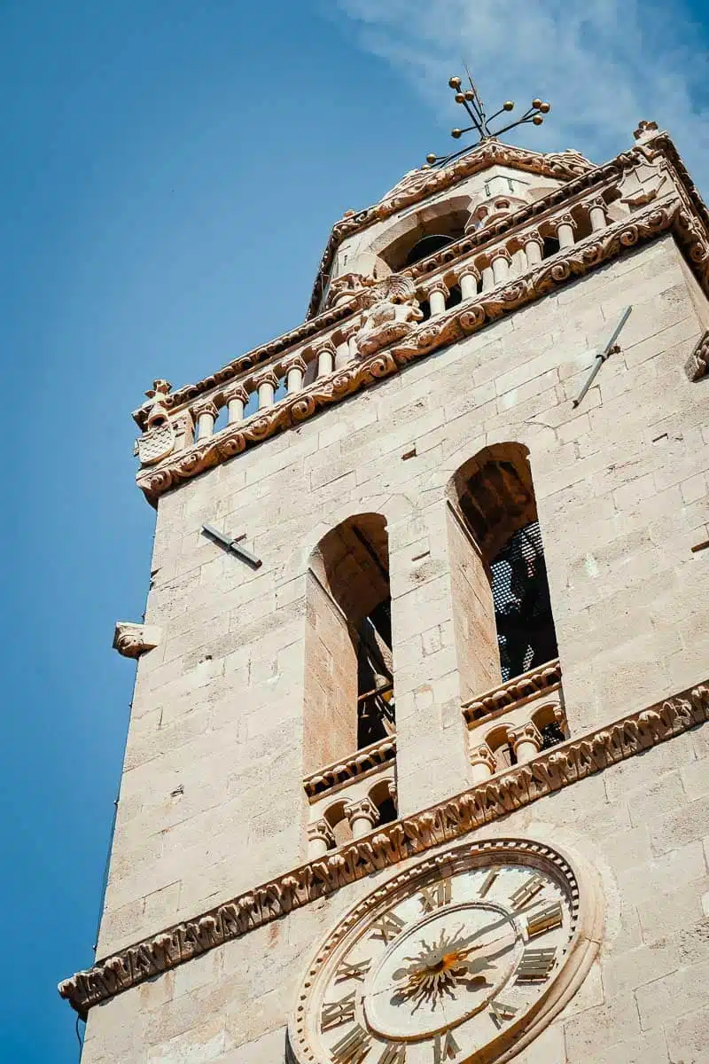  Bell Tower St Mark's Cathedral Korcula Old Town Croatia