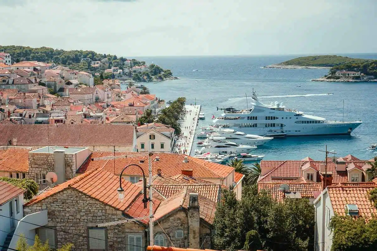 Views over Hvar Town 