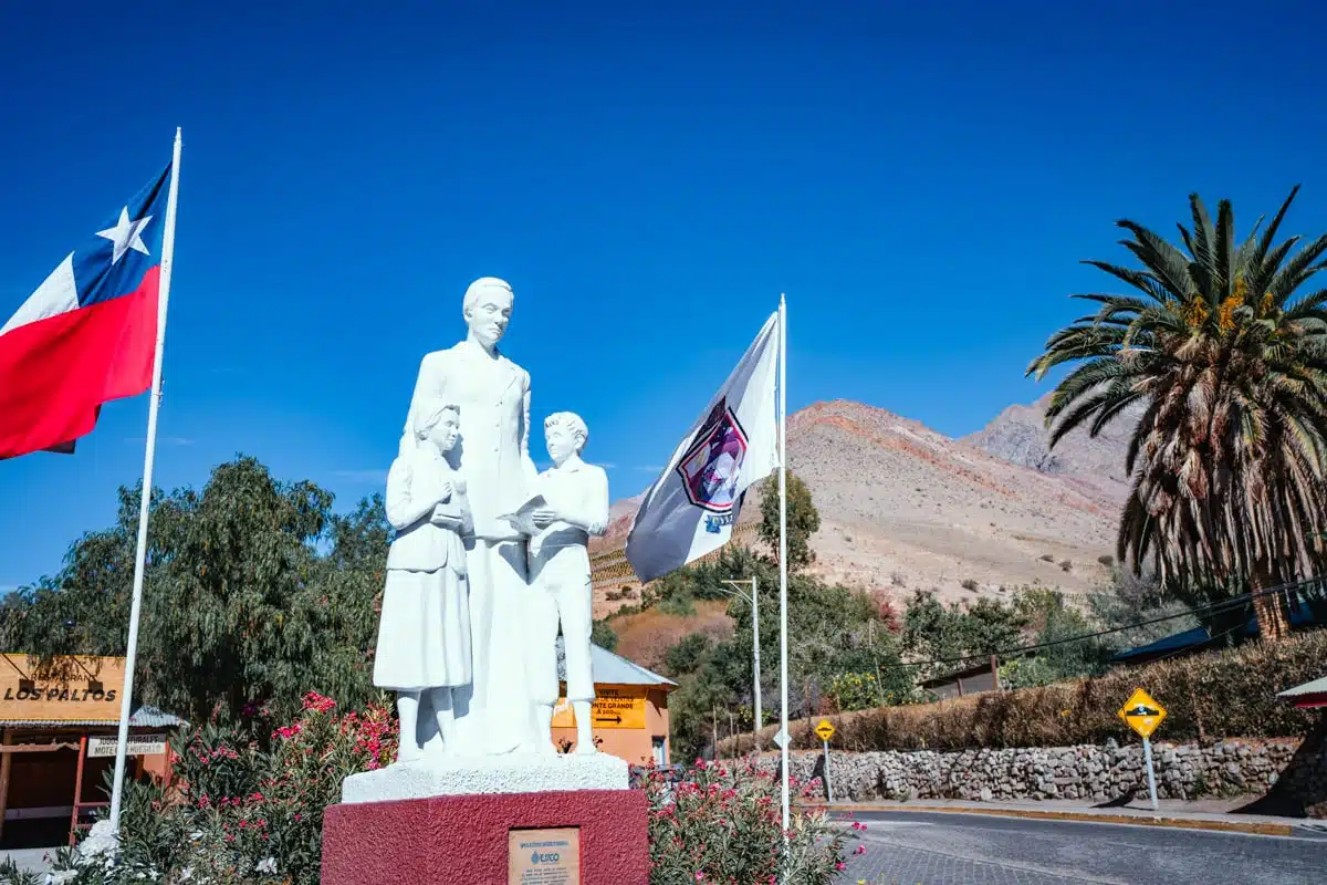 Gabriela Mistral Statue Montegrande Elqui Valley, Chile-2