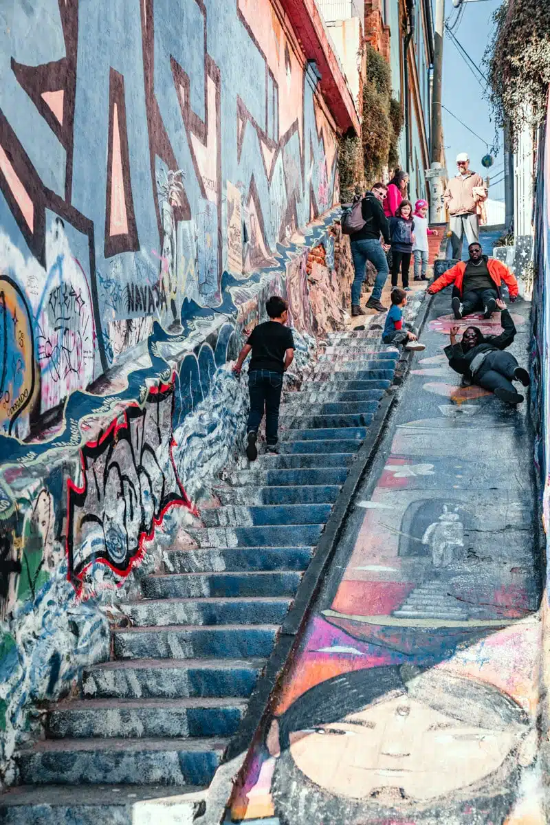 Street Art, Cerro Concepcion, Valparaiso, Chile