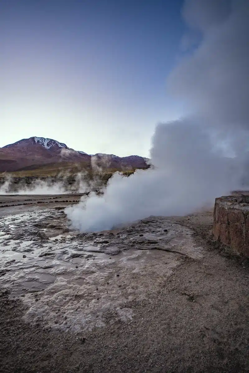 Sunrise El Tatio Geysers, Atacama Desert, Chile