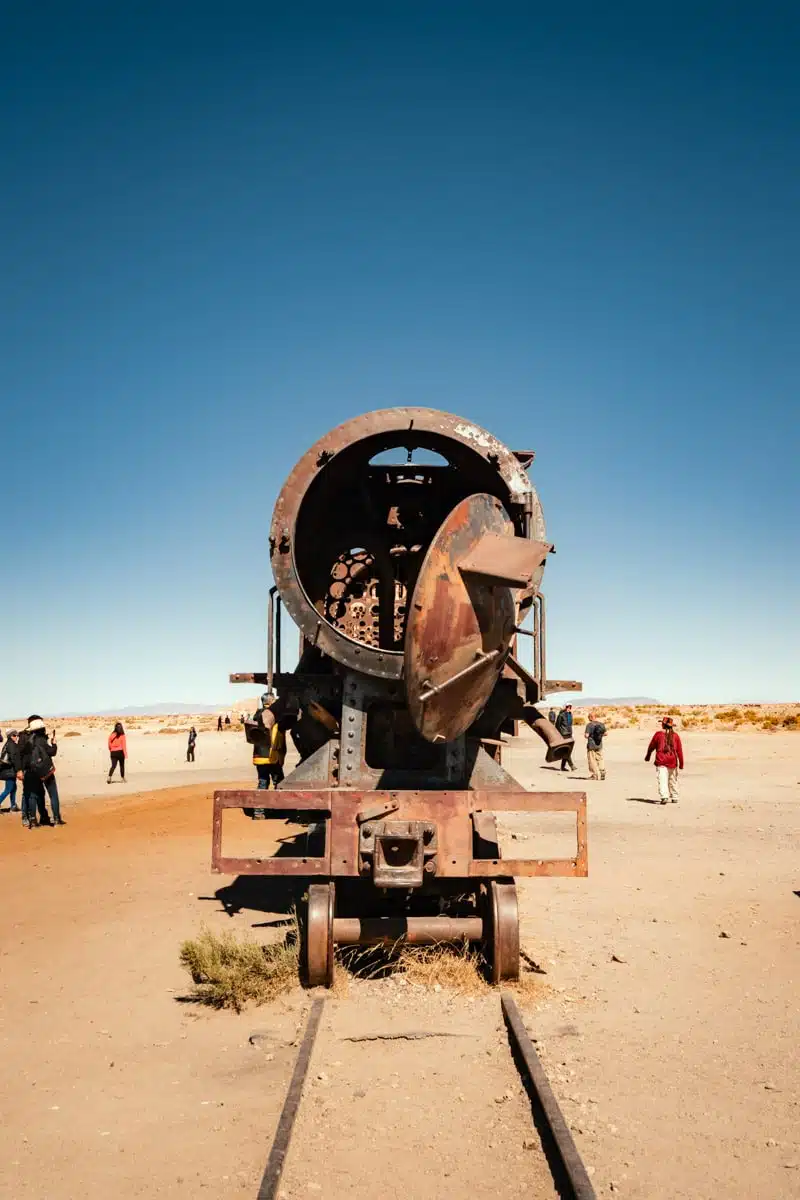 Train Cemetery, Salar de Uyuni Salt Flats, Bolivia