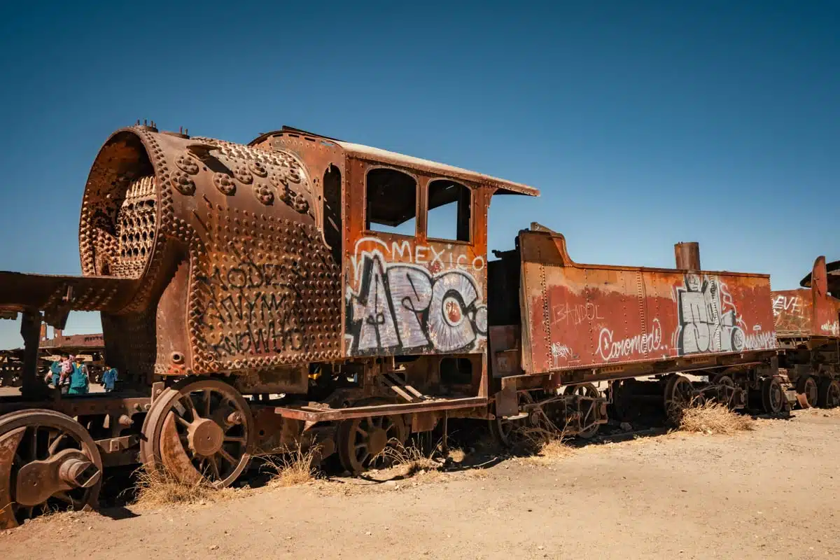 Train Cemetery, Salar de Uyuni Salt Flats, Bolivia