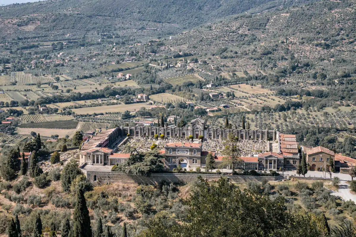 Cemetery Cimitero Cortona, Tuscany