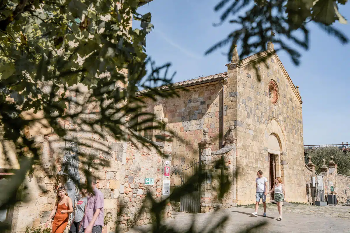 Church of Santa Maria Assunta Monteriggioni Tuscany