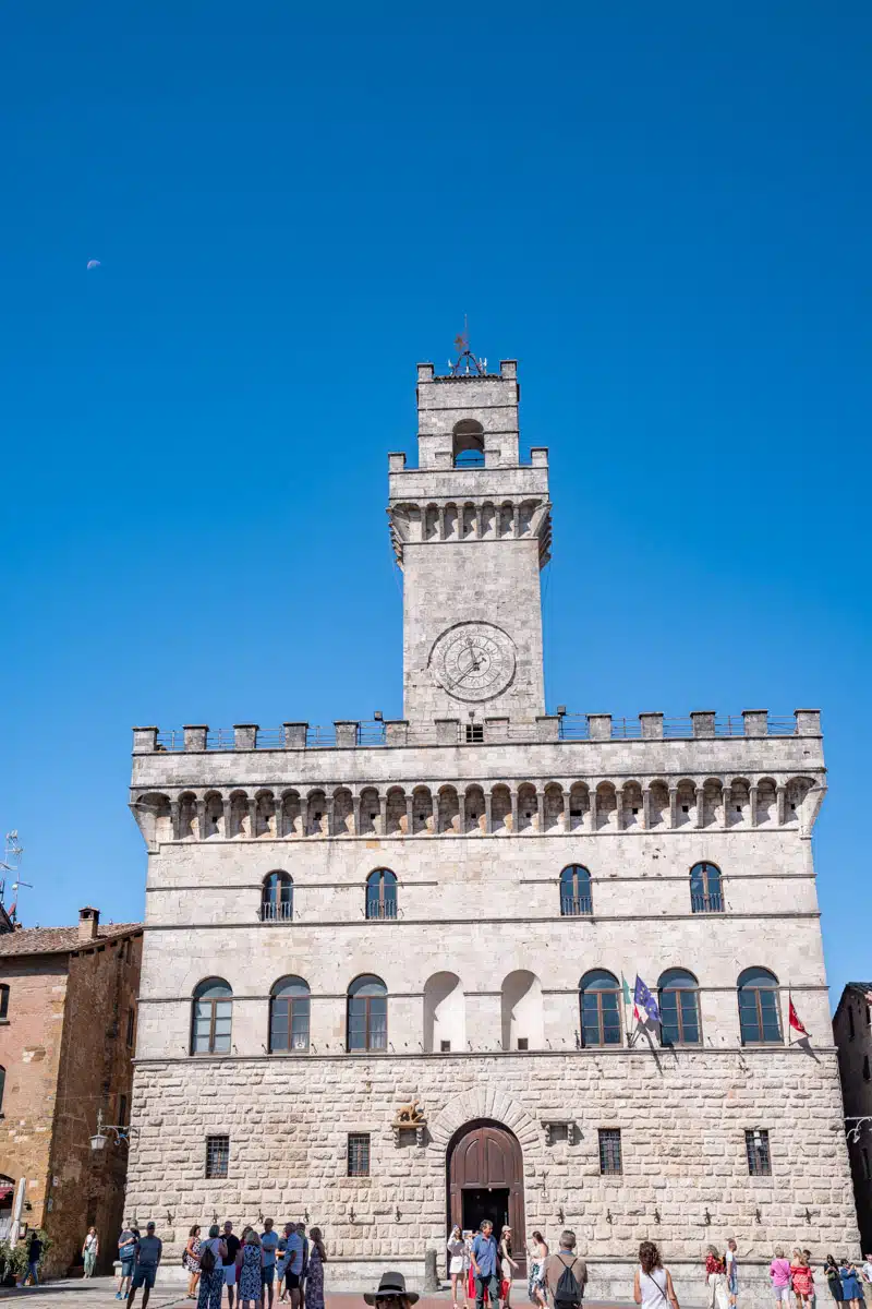 Piazza Grande Montepulciano Tuscany