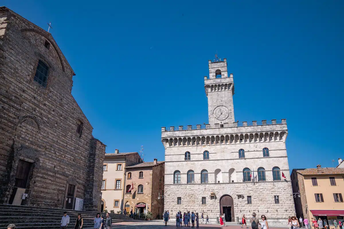 Piazza Grande Montepulciano Tuscany