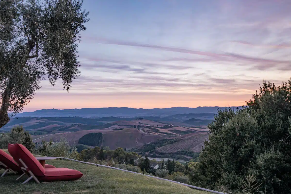 Sunset at Toscana Resort Castelfalfi Tuscany_-2