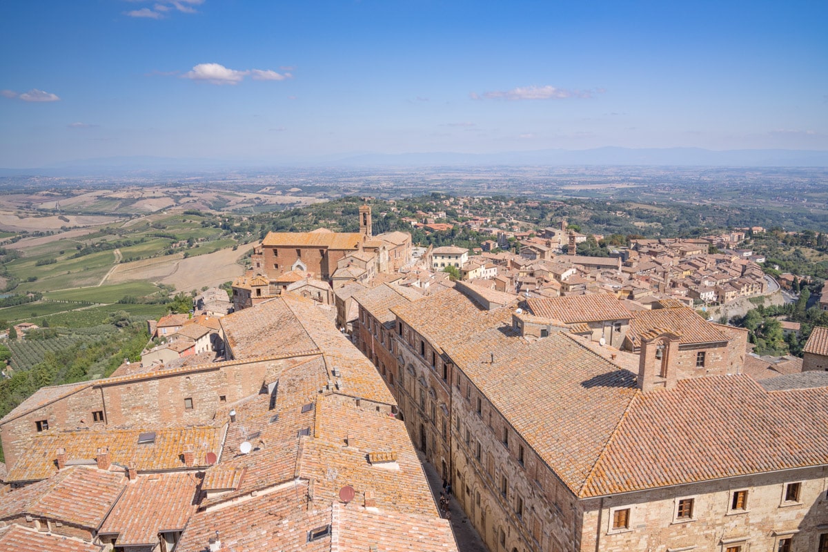 Views from Torre in Palazzo Comunale Montepulciano Tuscany-3