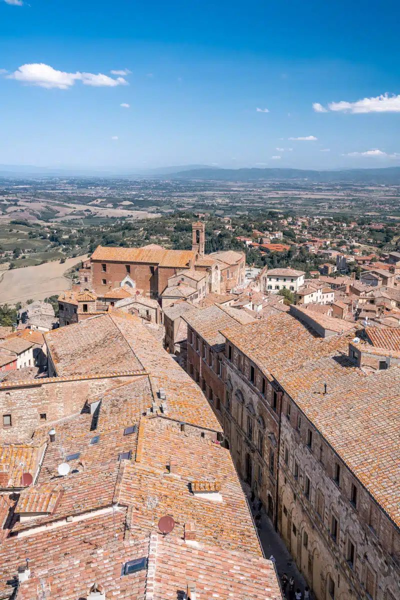 Views from Torre in Palazzo Comunale Montepulciano Tuscany-4