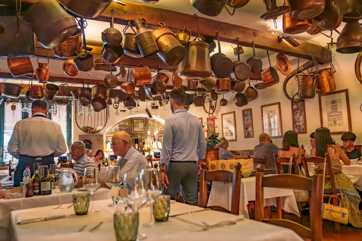 Buca di Sant Antonio Restaurant Lucca Tuscany