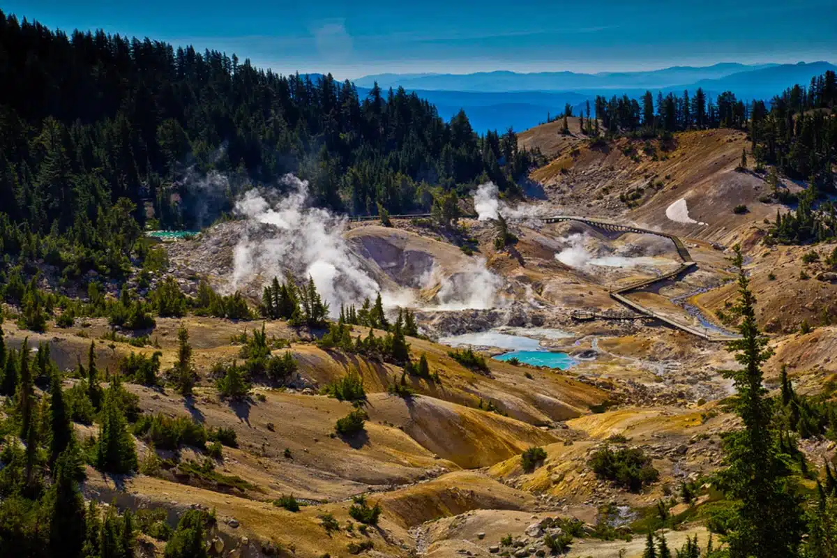 Bumpass Hell Lassen Volcanic National Park 