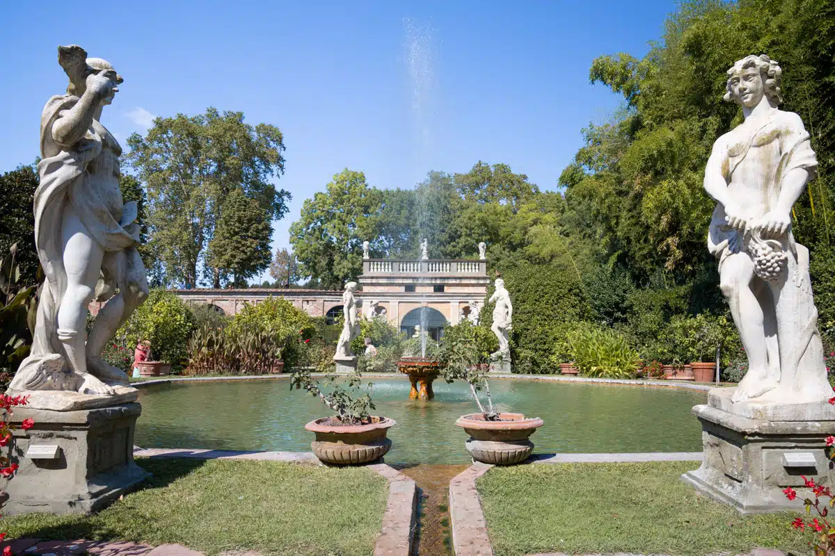 Gardens Palazzo Pfanner Lucca Tuscany