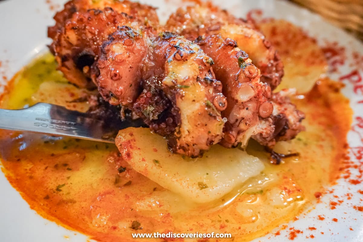 Grilled Octopus at Cortijo de Pepe 