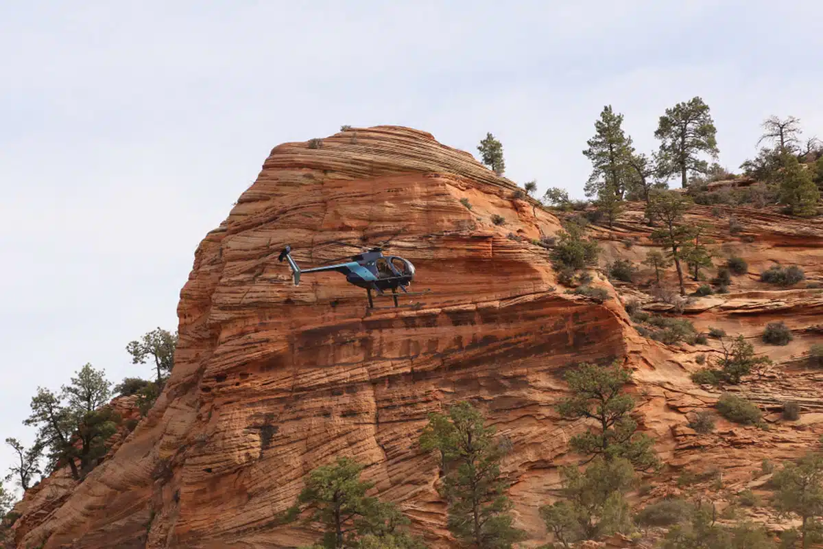 Helicopter Ride Over Zion