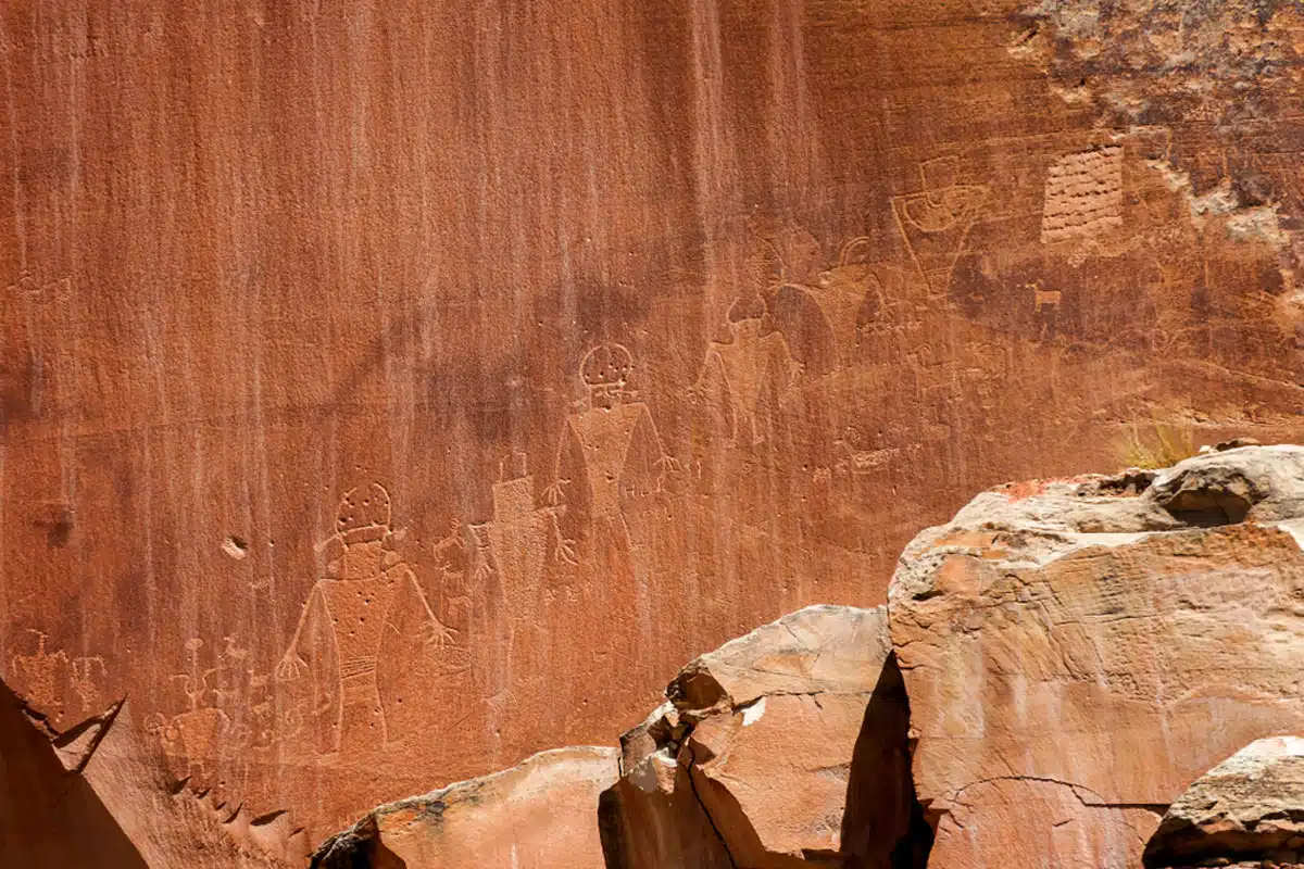 Petroglyphs Along Highway 24