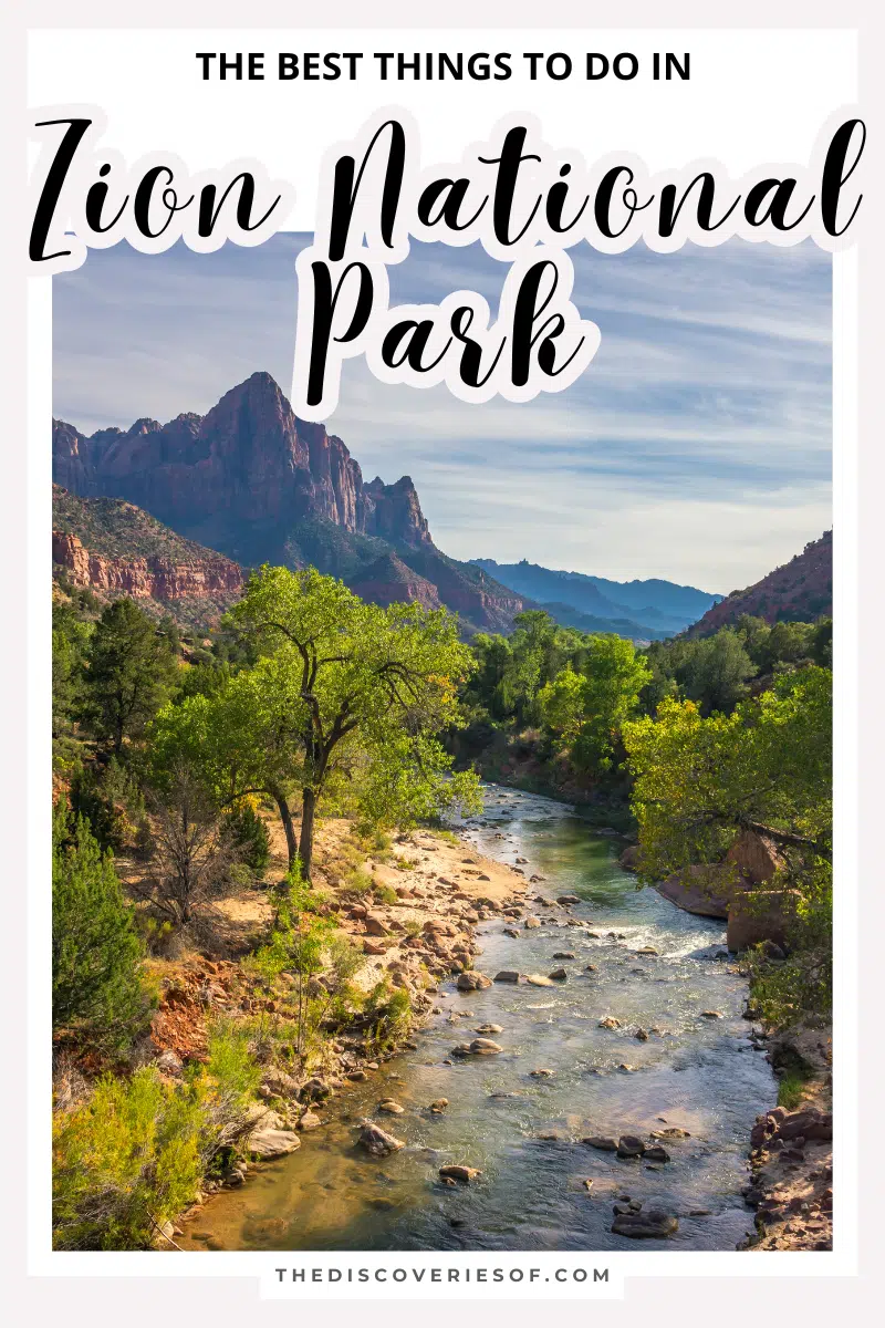 Things To Do In Zion National Park