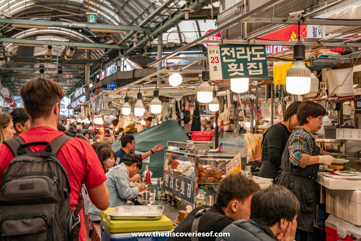 Gwangjang Market Seoul South Korea-
