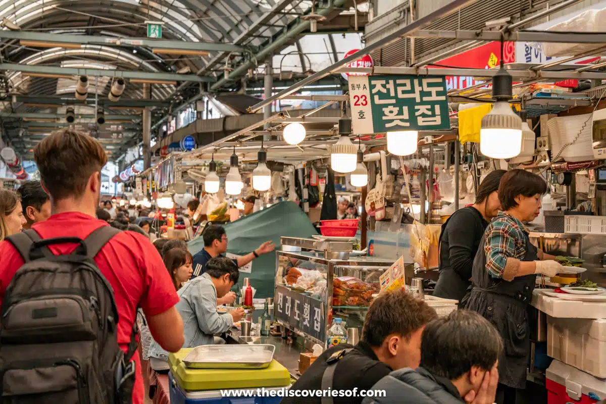 Gwangjang Market Seoul South Korea-