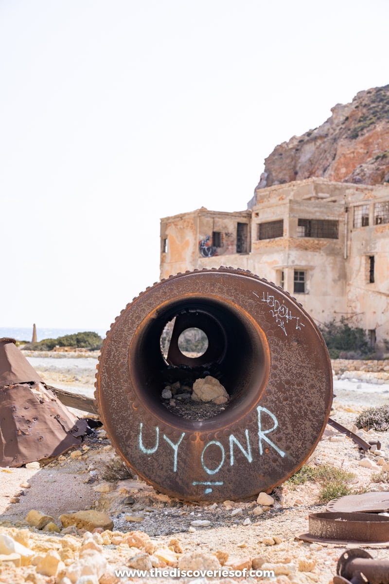 Abandoned machinery