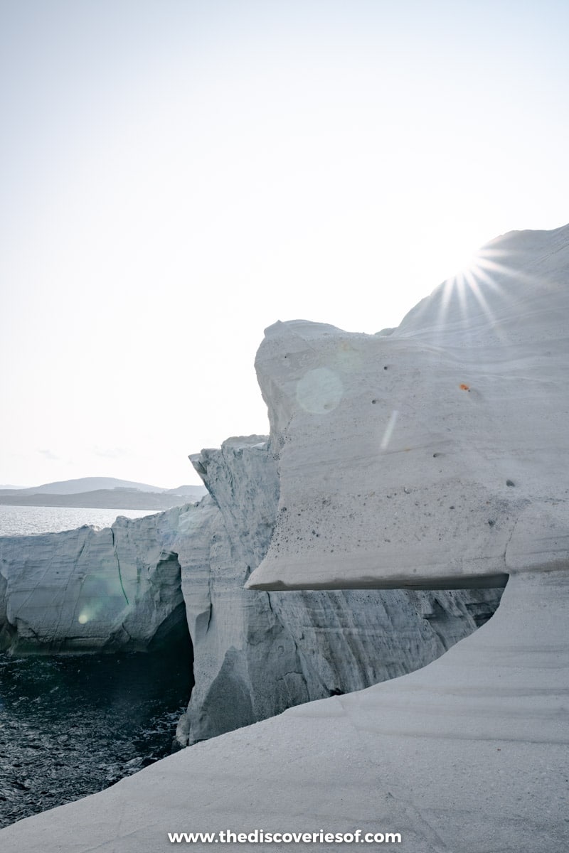 The coastline at Sarakiniko
